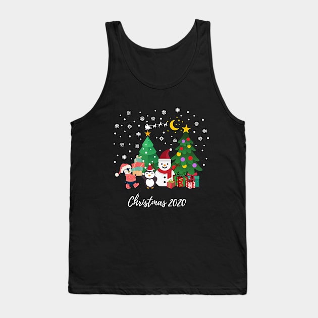 Christmas t-shirt, Merry christmas t-shirt. Tank Top by DakhaShop